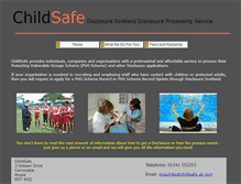 Tablet Screenshot of childsafe.uk.com